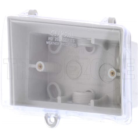 clipsal weatherproof junction box|Clipsal 255 weather protection box.